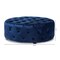 Baxton Studio Cardiff Blue Velvet Upholstered Button Tufted Cocktail Ottoman 151-9357 - alternate 5